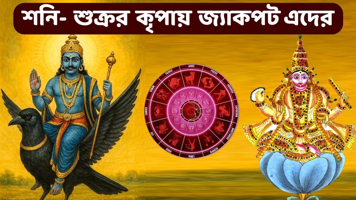 শুক্র ও শনি মিলে গঠন করছে শুভ দশঙ্ক যোগ, ৩ রাশির জাতকদের ভাগ্য বদলানো শুরু 
