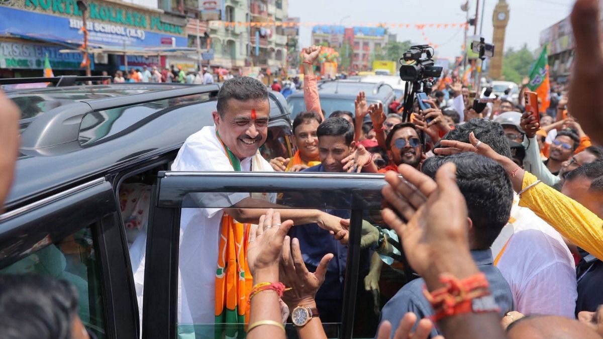 প্রচারে শুভেন্দু অধিকারী।-ফাইল ছবি