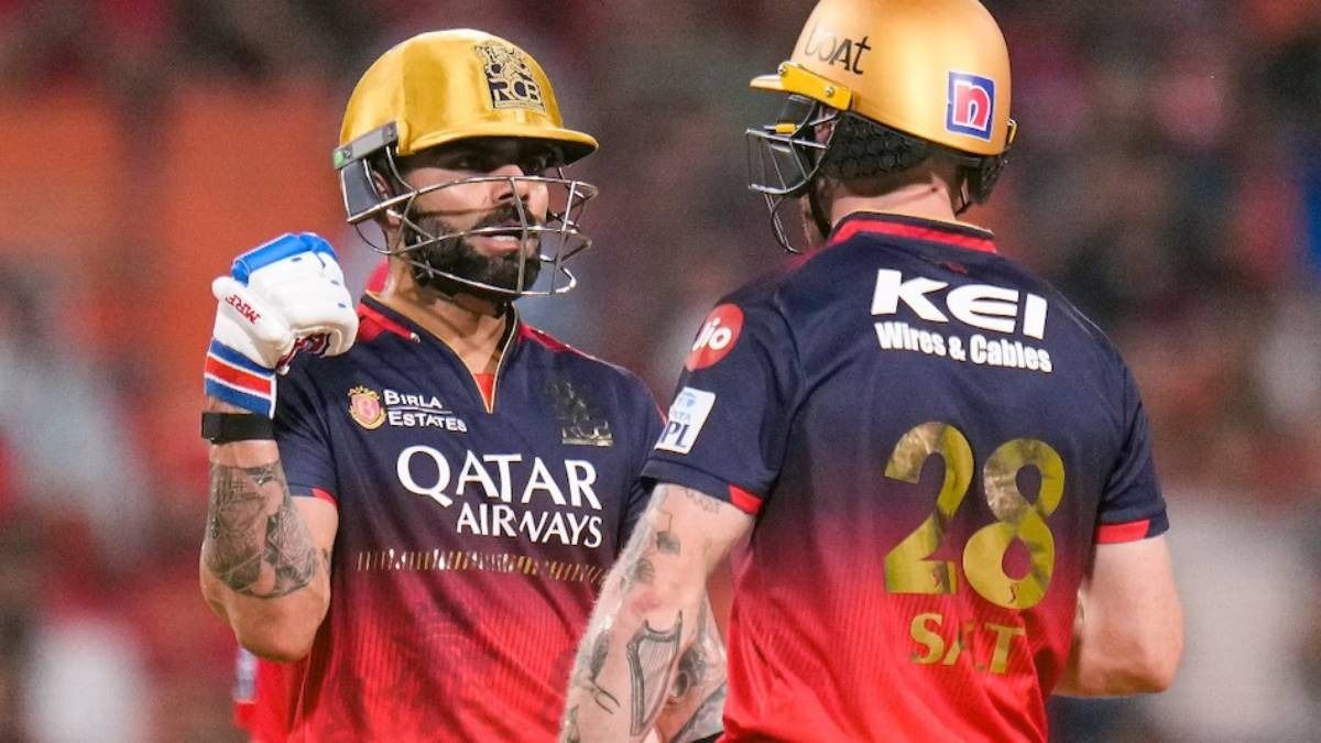 সল্ট, পাতিদারের ঝড়ে রেকর্ড গড়ল RCB, রোহিতদের সামনে ২৪১ রানের টার্গেট