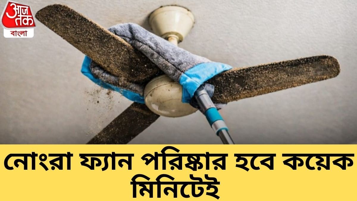 সিলিং ফ্যান পরিস্কার