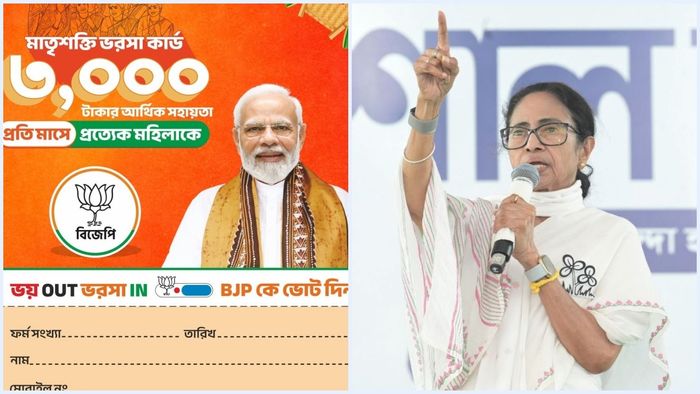 BJP-র মাতৃশক্তি ভরসা কার্ড, মমতা বন্দ্যোপাধ্যায়
