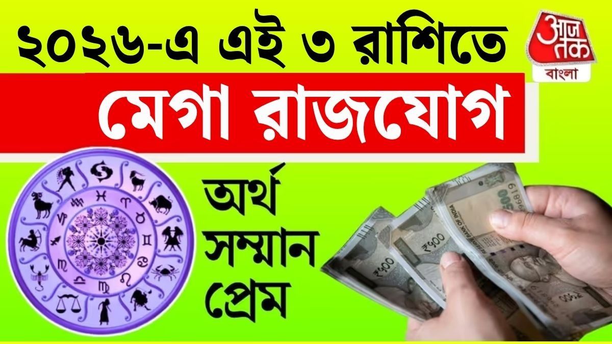 ২০২৬ সালেই এই ৪ বিরল রাজযোগ, ৩ রাশির কপালে টাকা