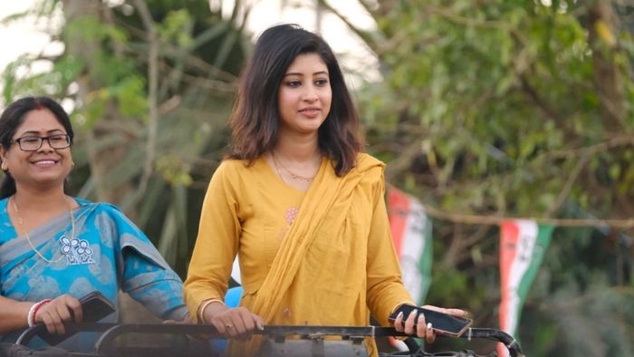 তৃণমূল প্রার্থী লাভলি মৈত্র।-ফাইল ছবি