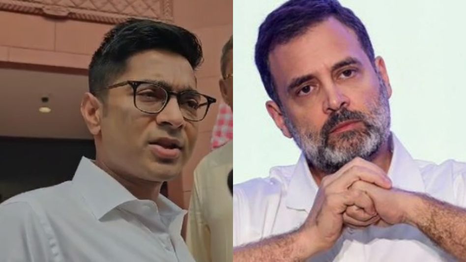 राहुल और अभिषेक की बातचीत ने बढ़ाई सियासी हलचल, मोदी सरकार की बिल विफलता के बाद बदला समीकरण राहुल और अभिषेक की बातचीत ने बढ़ाई सियासी हलचल, मोदी सरकार की बिल विफलता के बाद बदला समीकरण