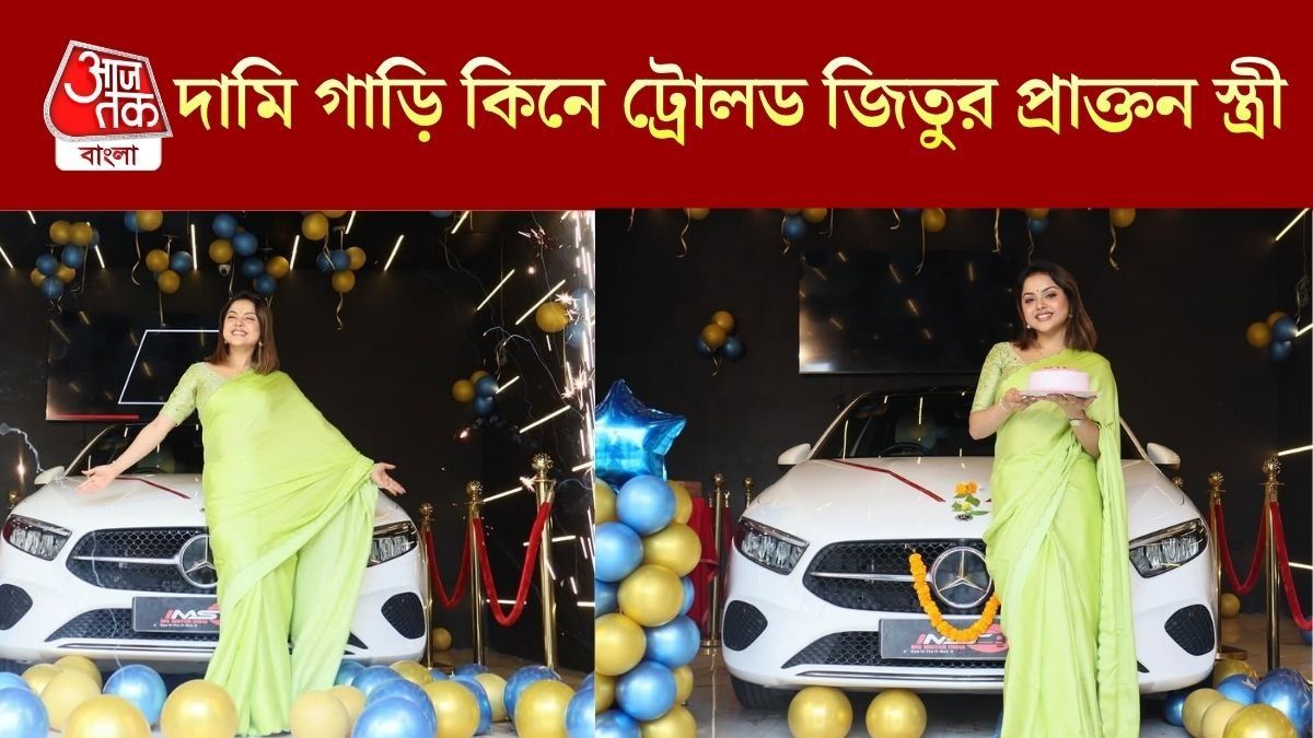 দামি গাড়ি কিনে ট্রোলের মুখে নবনীতা