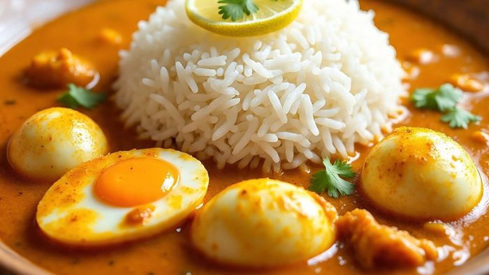 আলু দিয়ে ডিমের কারির রেসিপি, ভাতের সঙ্গে দারুণ।