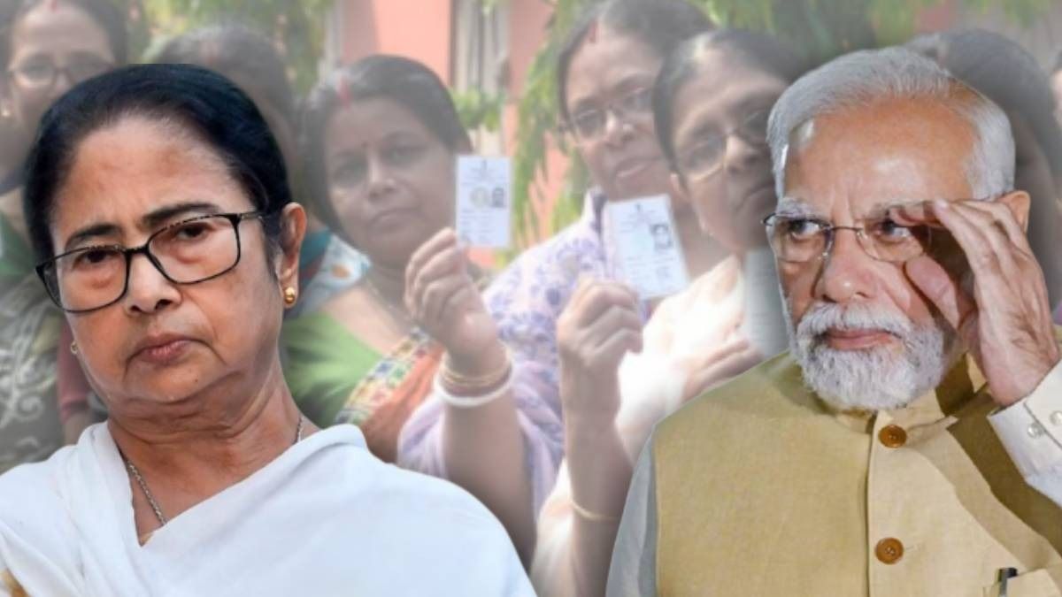 নরেন্দ্র মোদী ও মমতা বন্দ্যোপাধ্যায়