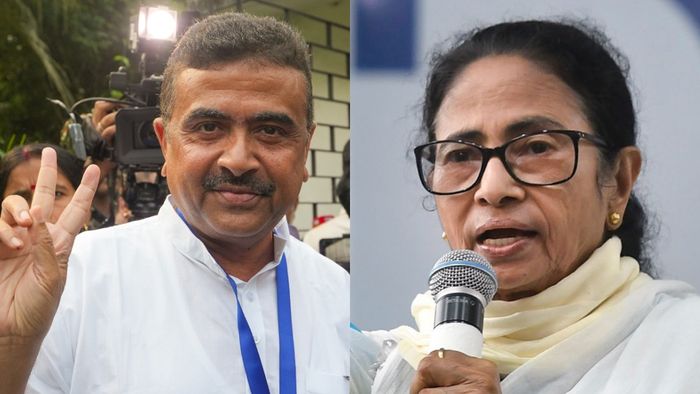 ভবানীপুরে মমতা মঞ্চ ছাড়তেই কটাক্ষ শুভেন্দুর