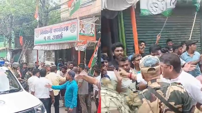 পরিস্থিতি সামাল দিতে শেষে হস্তক্ষেপ করে কেন্দ্রীয় বাহিনী।