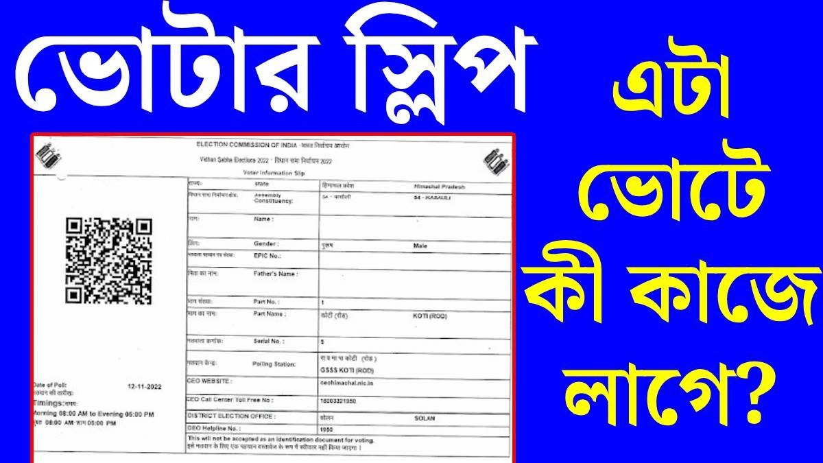 শুধু ভোটার স্লিপ দিয়ে কি আদৌ ভোট দেওয়া যায়? ঠিক নিয়মটি জানুন