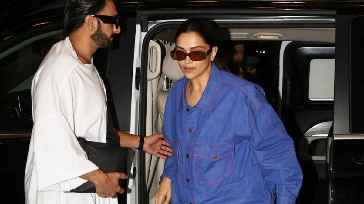 দীপিকার এয়ারপোর্ট লুকে স্পষ্ট 'বেবি বাম্প', গর্ভবতী স্ত্রীর যত্ন নিচ্ছেন রণবীর