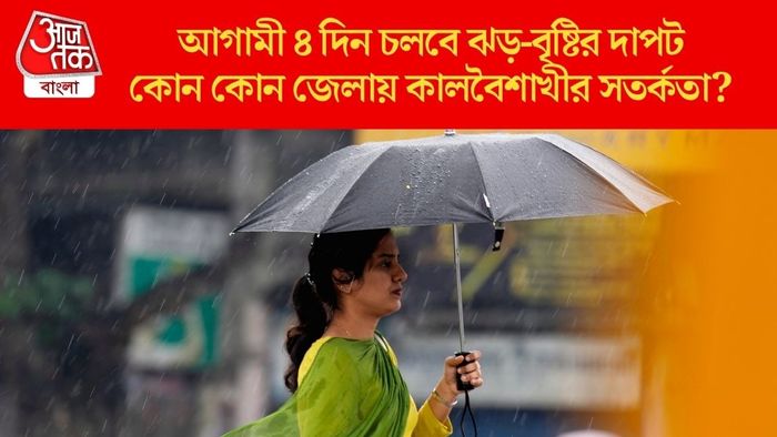 আগামী ৪ দিন চলবে ঝড়-বৃষ্টির দাপট