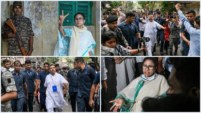 মমতা ও শুভেন্দু, দিনভর ভবানীপুর