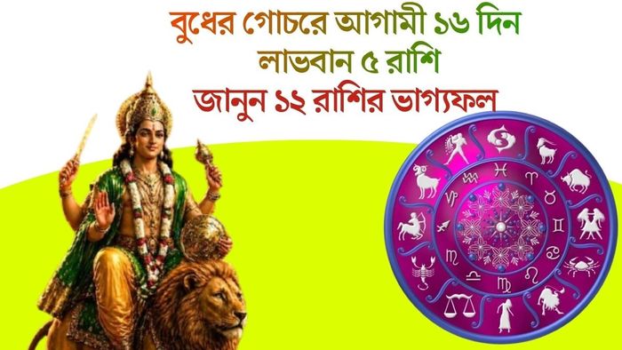 বুধের গোচরে আগামী ১৬ দিন লাভবান ৫ রাশি