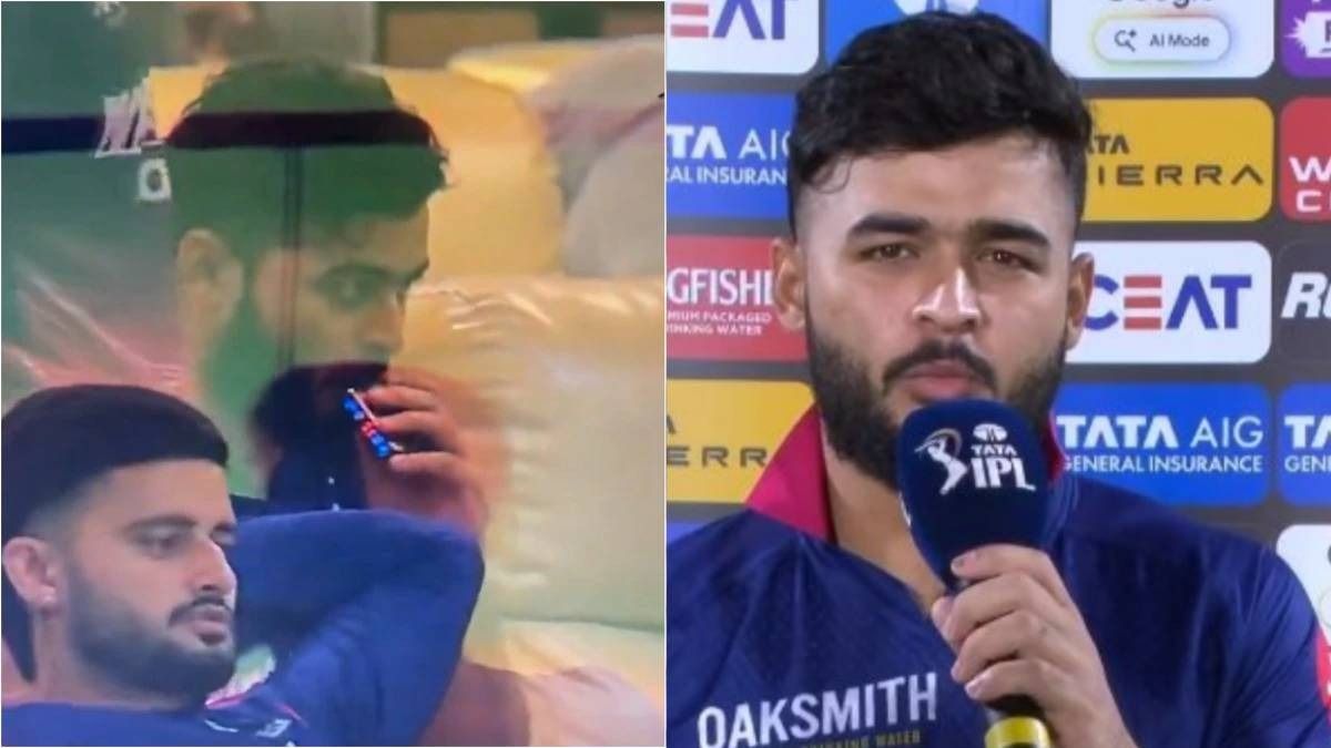 ড্রেসিংরুমে ই সিগারেট ফুঁকেও মেজাজেই রিয়ান, RR ক্যাপ্টেন বলছেন...