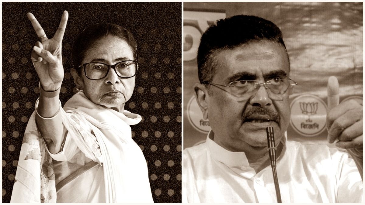 আর্লি ট্রেন্ডে হাড্ডাহাড্ডি লড়াই, সেঞ্চুরি পার ২ দলই, ভবানীপুরে পিছিয়ে মমতা