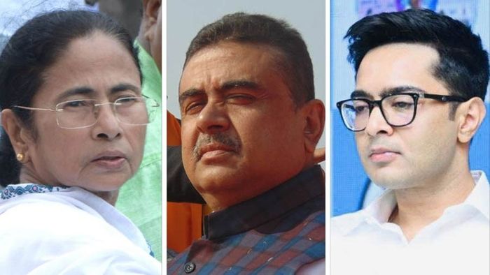 মমতা, শুভেন্দু, অভিষেক