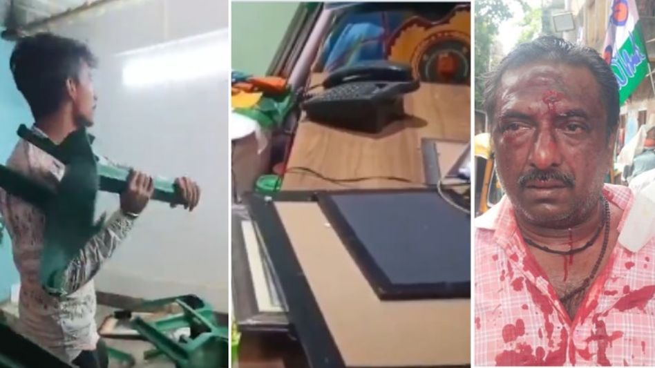 রাজ্যজুড়ে তৃণমূল পার্টি অফিস ভাঙচুর, রিপোর্ট তলব করল কমিশন রাজ্যজুড়ে তৃণমূল পার্টি অফিস ভাঙচুর, রিপোর্ট তলব করল কমিশন