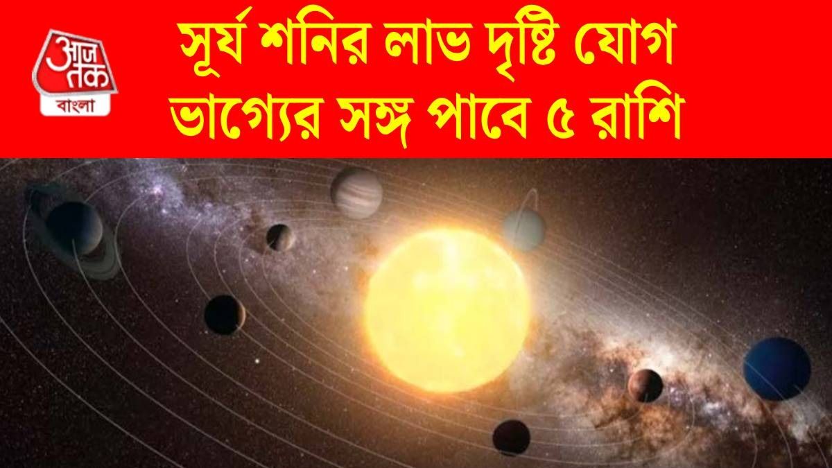 সূর্য শনির লাভ দৃষ্টি যোগে সেরা সময় কাটবে ৫ রাশির, চাকরি ও ব্যবসায় গোল্ডেন টাইম