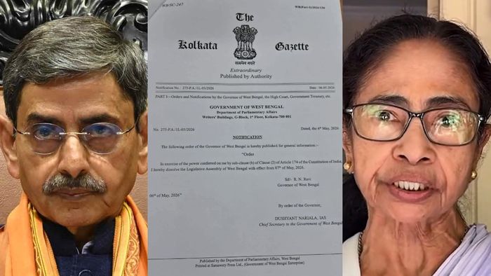 শ্চিমবঙ্গের মন্ত্রিসভা ভেঙে দিলেন আরএন রবি