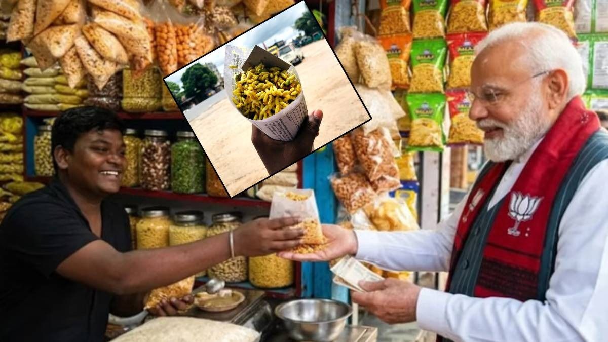 শপথের ব্রিগেডেও সেই ঝালমুড়ি, কাউন্টারে ভিড় বিজেপি কর্মী সমর্থকদের