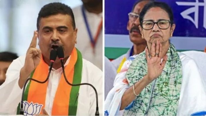 শুভেন্দু অধিকারী ও মমতা বন্দ্যোপাধ্যায়