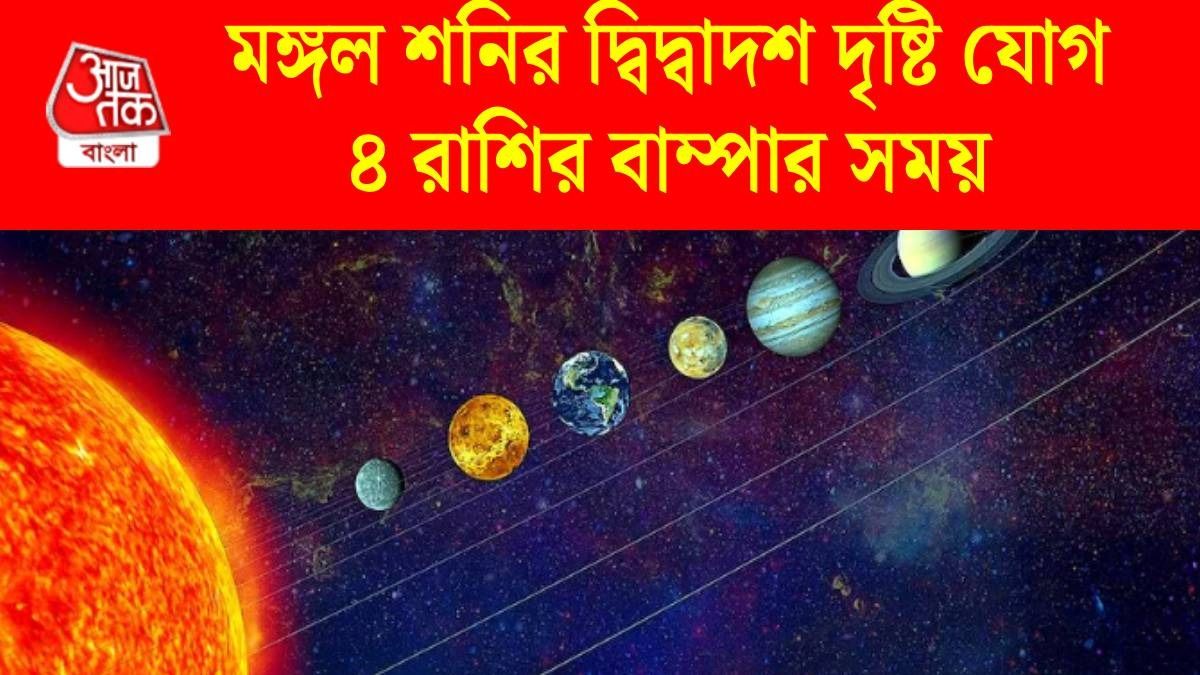 মঙ্গল শনির দ্বিদ্বাদশ দৃষ্টি যোগ, জুনেই ৪ রাশির বাড়বে ইনকাম, শুভ সময়ের এন্ট্রি