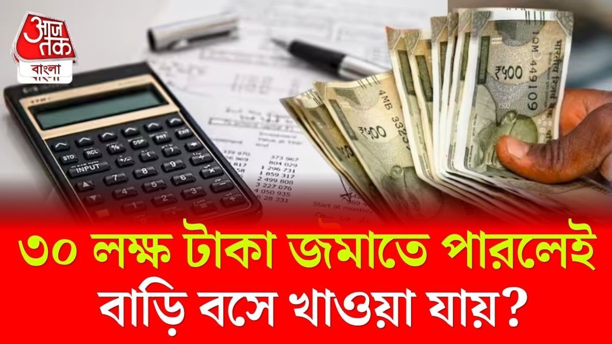 ৩০ লক্ষ টাকা FD করলে মাসে কত সুদ পাবেন? বাড়ি বসে খেতে পারবেন! 