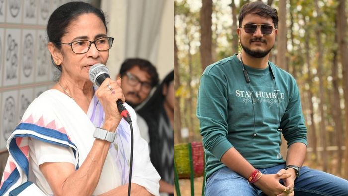 মমতা বন্দ্যোপাধ্যায় ও দেবাংশু ভট্টাচার্য