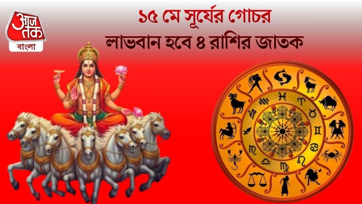 ১৫ মে সূর্যের গোচর