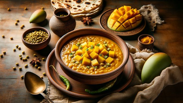 কাঁচা আমের ডালের রেসিপি
