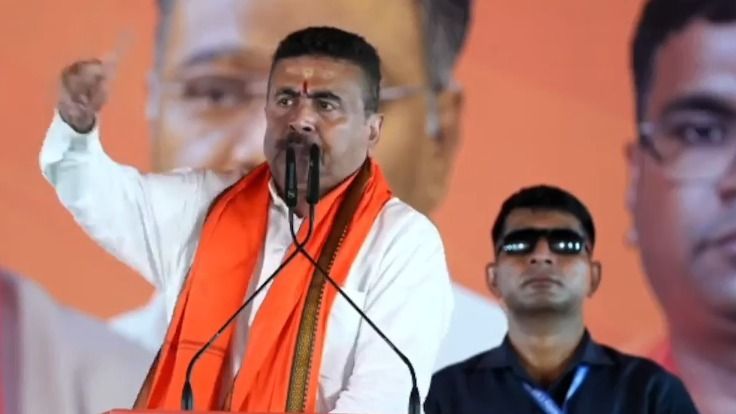 'পুষ্পা ডাকাতটা কোথায়?', জাহাঙ্গিরের গড়ে শুভেন্দুর গর্জন