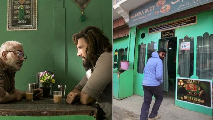 ধুরন্ধর খ্যাত চা-এর দোকানে হাজির বাঙালি যুবক