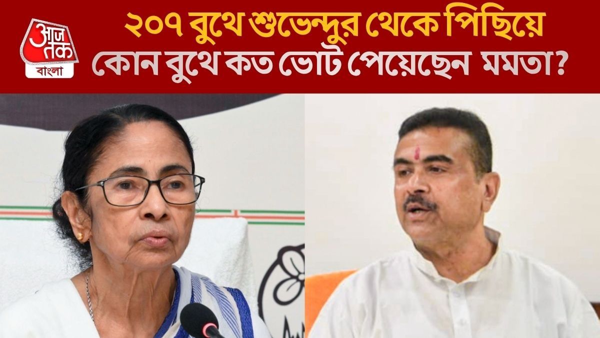 কোন বুথে কত ভোট পেয়েছেন  মমতা?