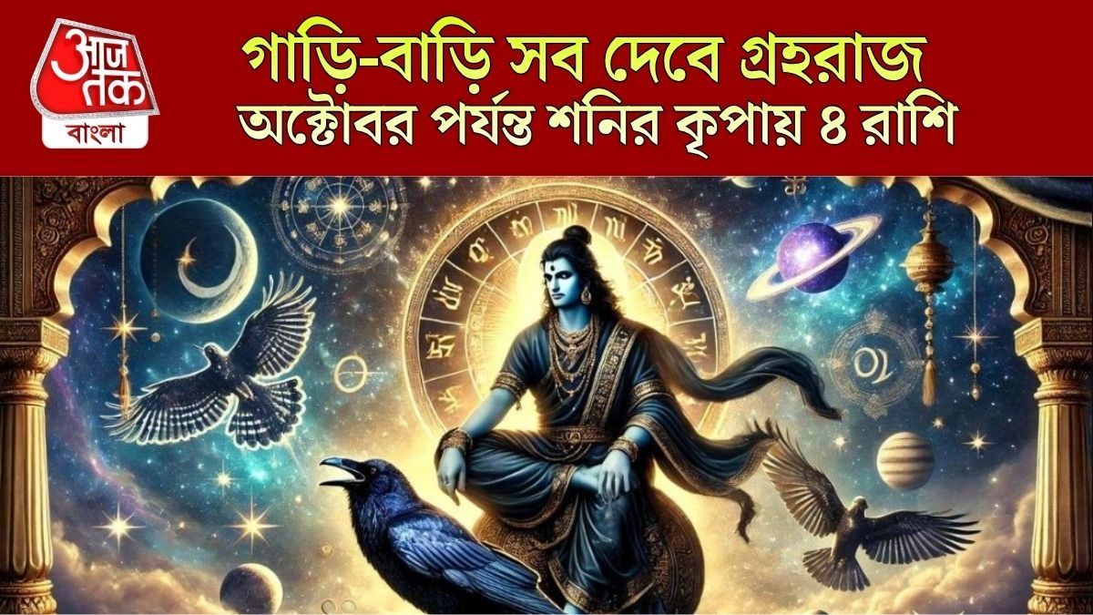 রেবতী নক্ষত্রে বিরাজমান শনি, অক্টোবর পর্যন্ত ফুলে ফেঁপে উঠবে ৪ রাশি