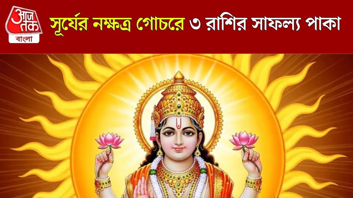 নক্ষত্র গোচর করতেই শক্তি বাড়বে সূর্যের, ৩ রাশির একসঙ্গে উন্নতি-আর্থিক লাভ