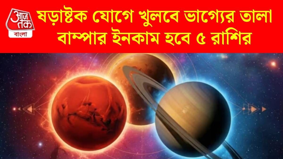 আগামী ৬ মাস শনি-কেতুর ষড়াষ্টক যোগে অঢেল টাকা পাবে ৫ রাশি, চাকরিতে জ্যাকপট 