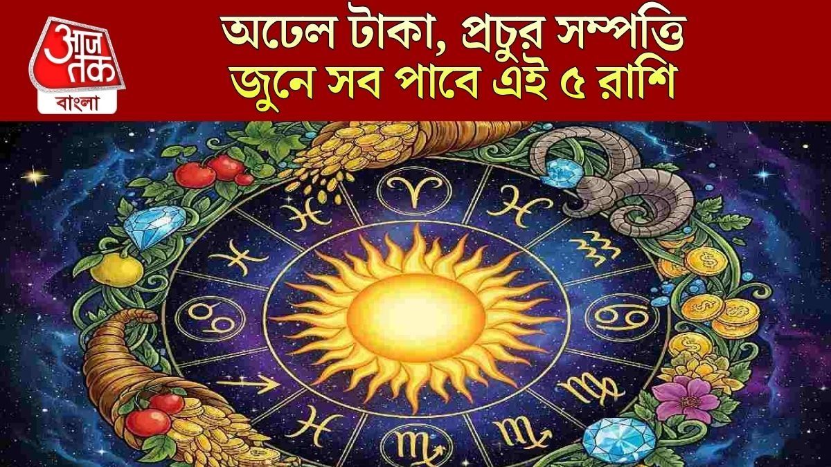 অর্থ-সাফল্য এঁদের হাতের মুঠোয়, জুনে ভাগ্য প্রসন্ন এই ৫ রাশির