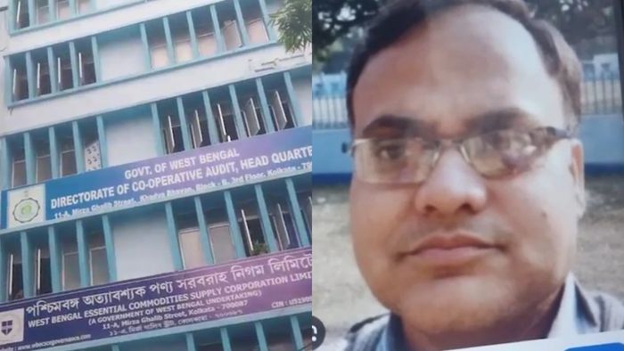 খাদ্য ভবনের পাঁচতলা থেকে পডে গেলেন আধিকারিক