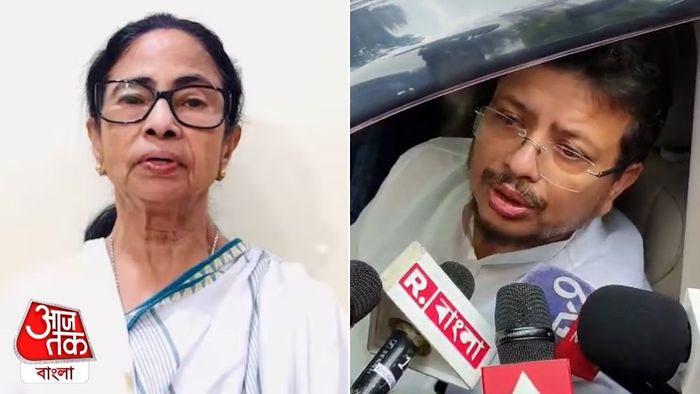 মমতা বন্দ্যোপাধ্যায় ও ঋতব্রত বন্দ্যোপাধ্যায়