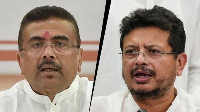 শুভেন্দু অধিকারী ও ঋতব্রত বন্দ্য়োপাধ্যায়