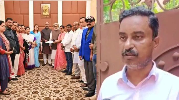 NCPI-তে যোদ ২০ তৃণমূল সাংসদের, শান্তনু দে (ডান দিকে)