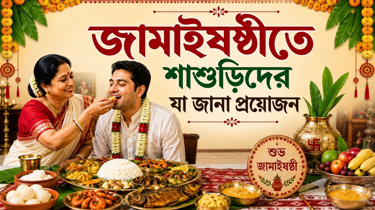 মেনুতে পায়েস মাস্ট, জামাইকে গাঢ় রঙের পোশাক উপহার নয়, জামাইষষ্ঠীতে শাশুড়িদের কী কী করতে হবে?
