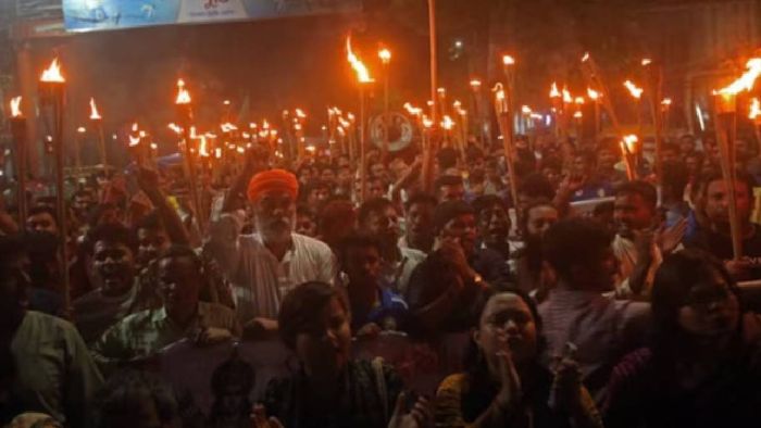 বাংলাদেশে হিন্দু বিক্ষোভ