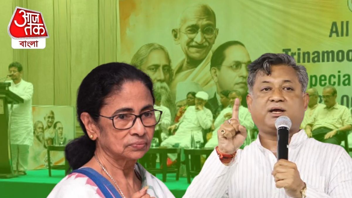 মমতার তৈরি দল থেকে মমতাকেই কেন 'বাদ'? সন্দীপন বোঝালেন, 'নজরুল, রবীন্দ্রনাথ, গান্ধী'
