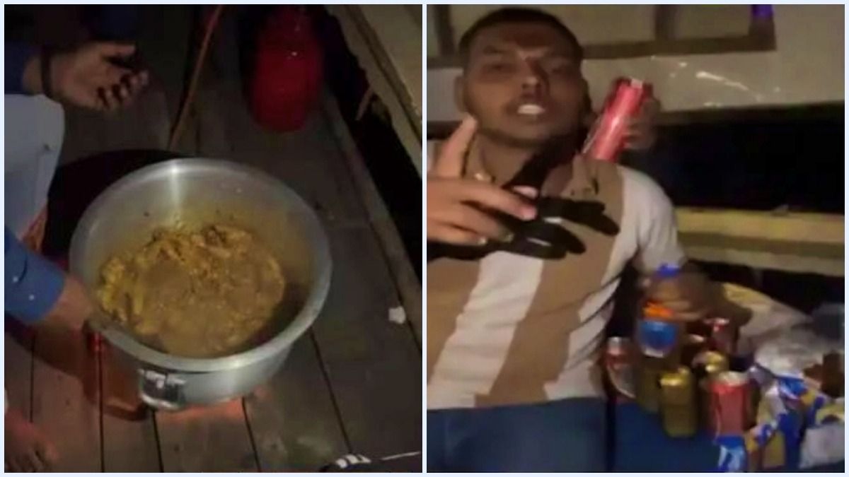 বারাণসীর গঙ্গাবঙ্গে মদ-মাংসের পার্টি, VIDEO VIRAL হতেই গ্রেফতার ৫, নৌকাটি BJP নেতার?