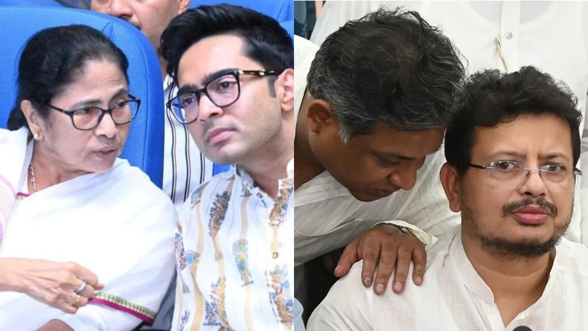 মমতা অভিষক ও সন্দীপন ও ঋতব্রত।-ফাইল ছবি