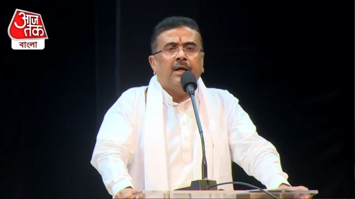 শুভেন্দু বলেন, 'ঋষি অরবিন্দ, শ্যামাপ্রসাদ মুখোপাধ্যায় এবং নেতাজি সুভাষচন্দ্র বসুর বাংলায় কোনও দেশবিরোধী কার্যকলাপ মেনে নেওয়া হবে না।
