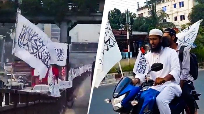 বাংলাদেশে উড়ছে তালিবানি ও ইসলামিক স্টেটের পতাকা