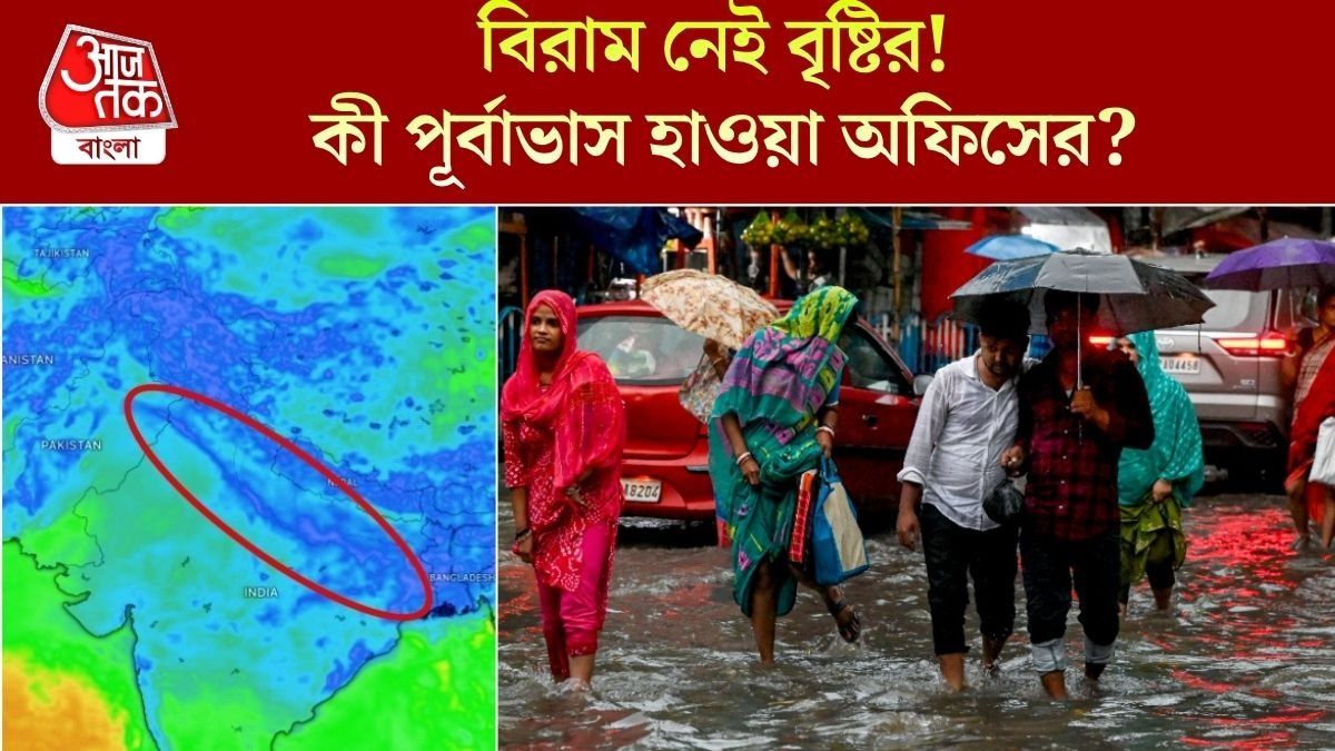 বাংলা থেকে কাশ্মীর পর্যন্ত ১,৫০০ কিমি জুড়ে সিস্টেম, আরও দাপট বাড়বে বৃষ্টির